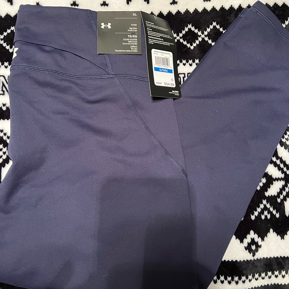 Under Armor Blue High Rise Leggings New with tags